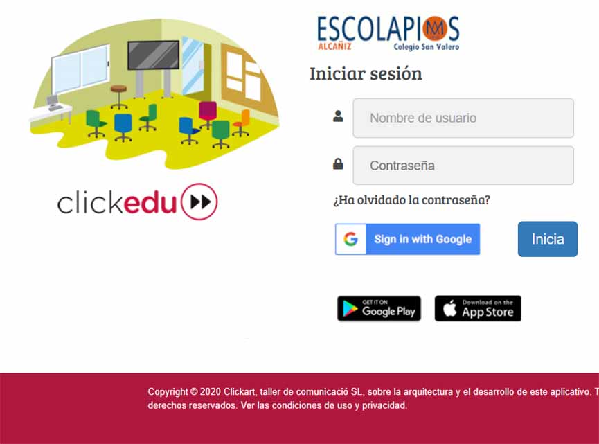 Clickedu web